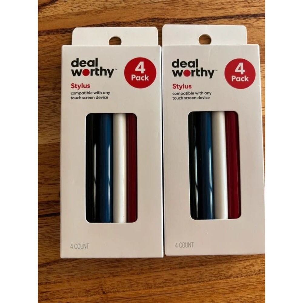 Deal Worthy stylus 4 pack, lot of 2